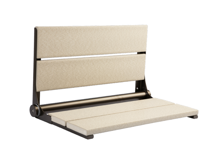 26" Shower Seat with Bronze Frame