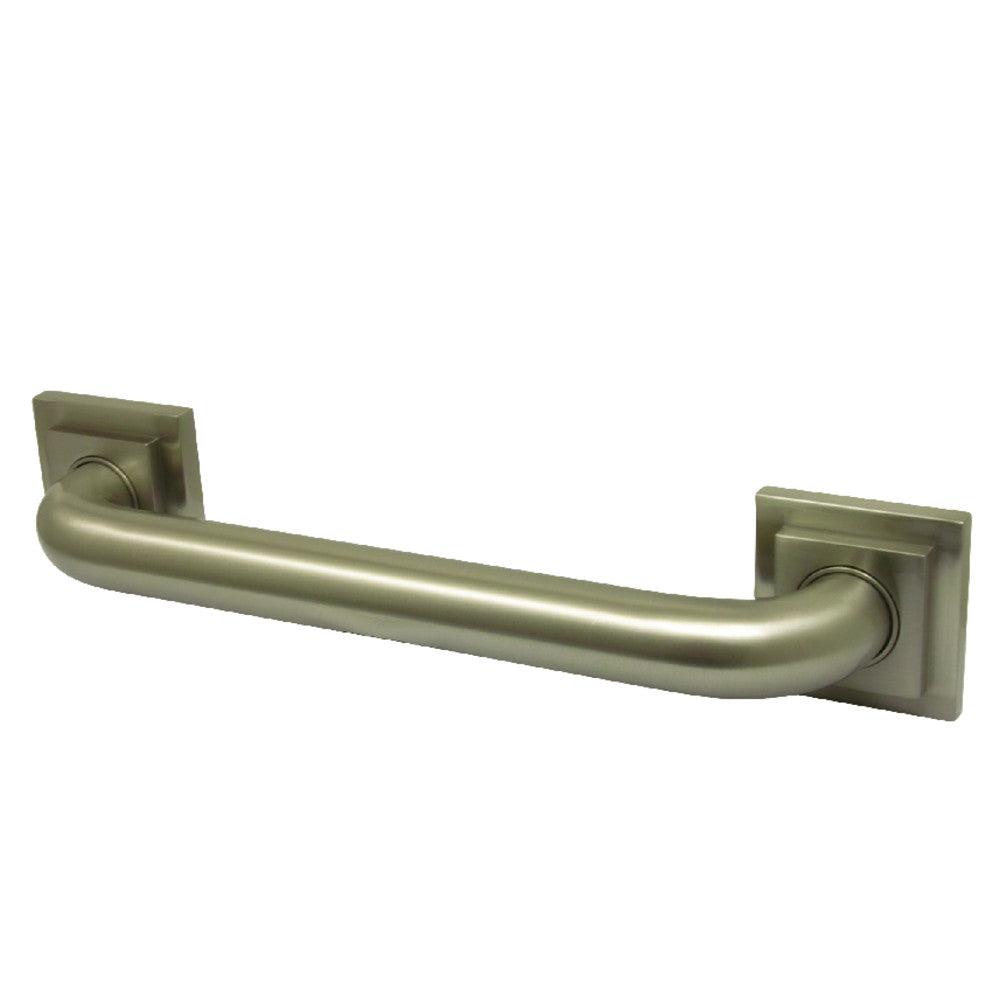 Claremont 30" Brass Decorative Grab Bar in Brushed Nickel
