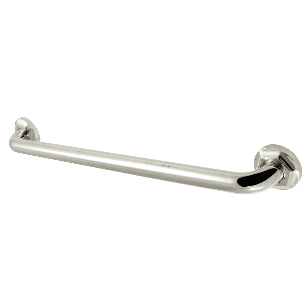 Metropolitan 32" Brass Decorative Grab Bar in Polished Nickel