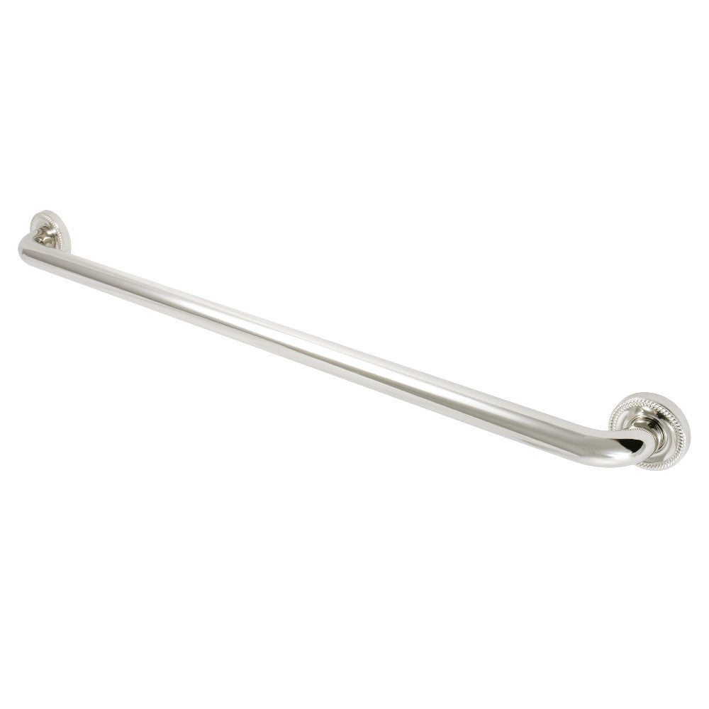 Camelon 32" Brass Decorative Grab Bar in Polished Nickel