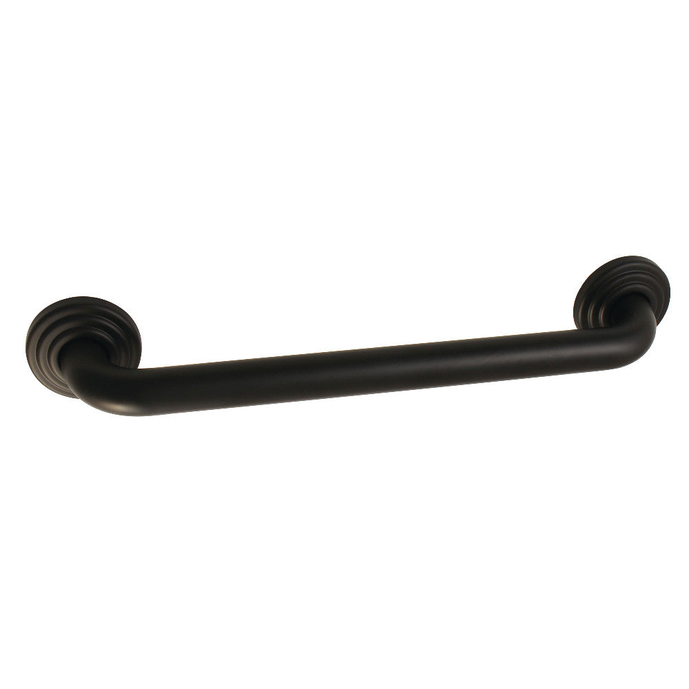 Restoration 16" Brass Decorative Grab Bar in Matte Black