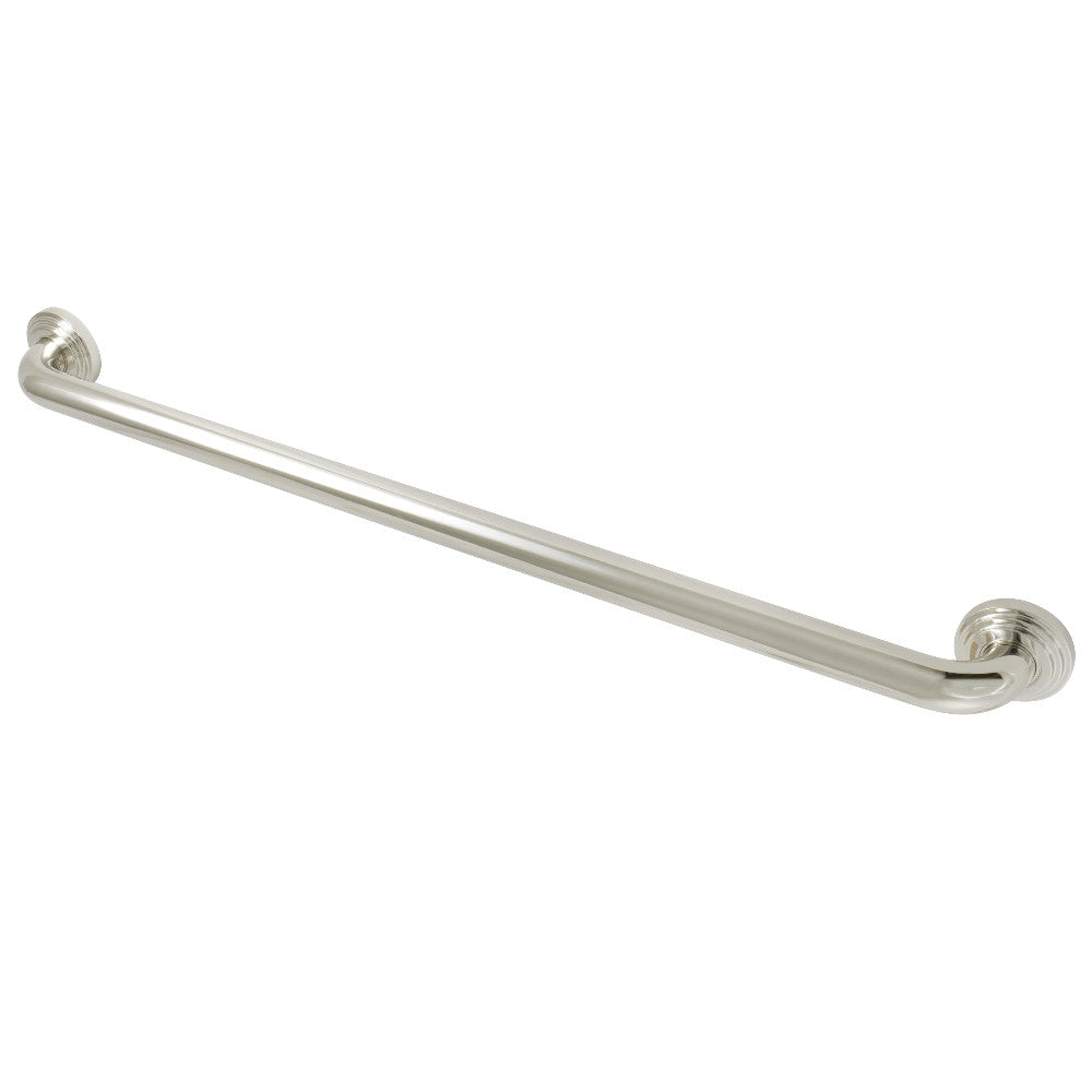 Milano 30" Brass Decorative Grab Bar in Polished Nickel