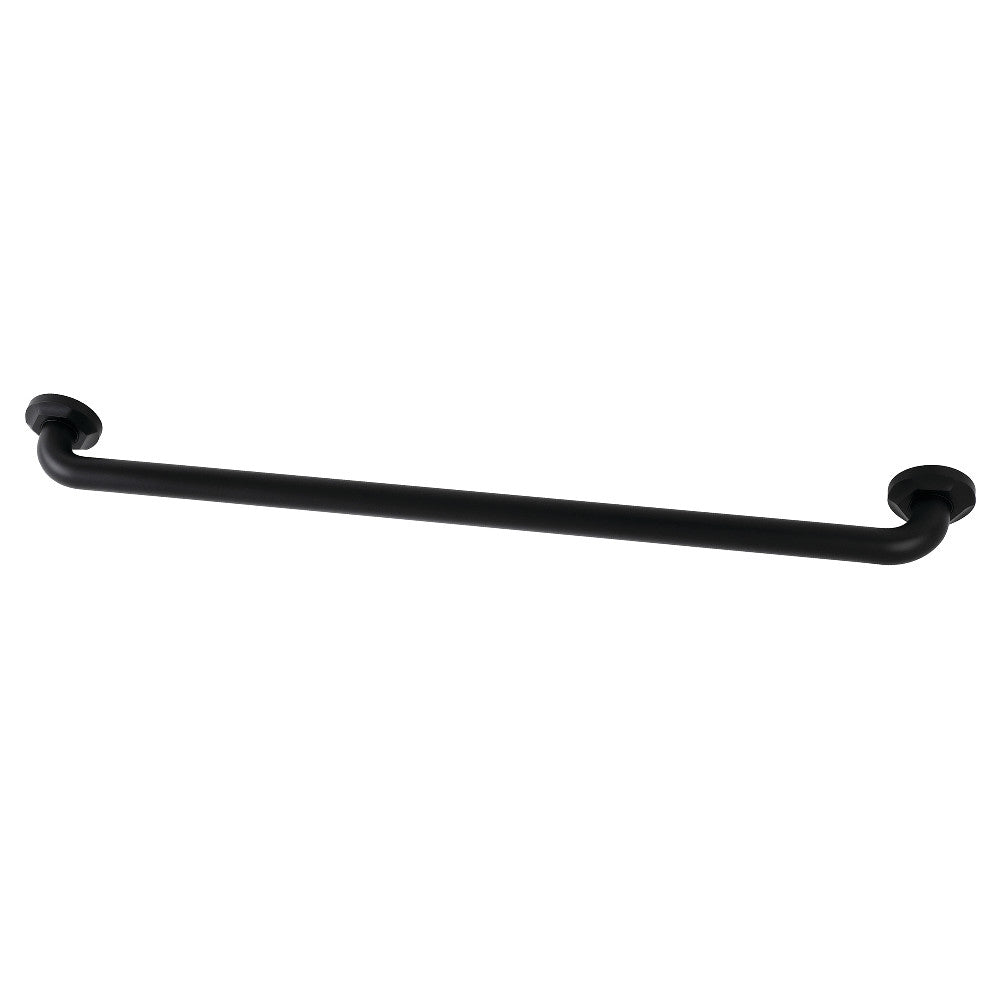 Metropolitan 32" Brass Decorative Grab Bar in Matte Black