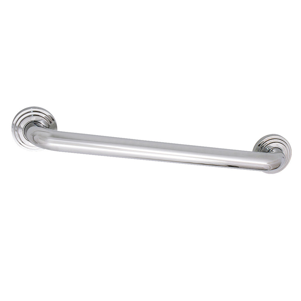 Milano 16" Brass Grab Bar in Polished Chrome