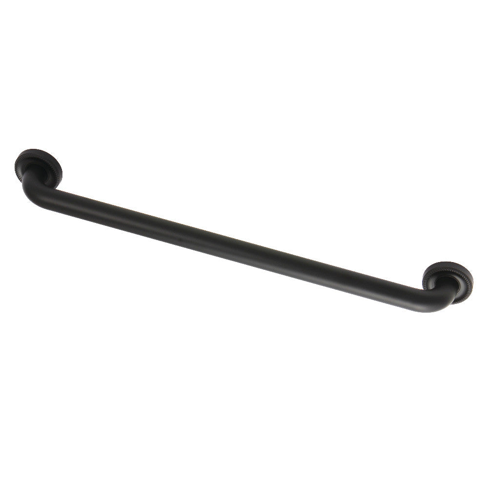 Camelon 24" Brass Decorative Grab Bar in Matte Black