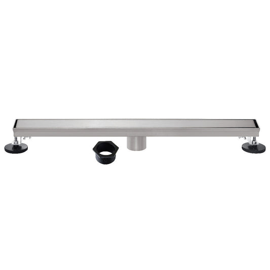 28" Linear Shower Drain in Brushed Nickel