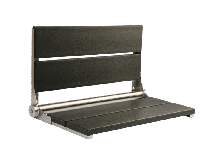 26" Shower Seat with Brushed Frame