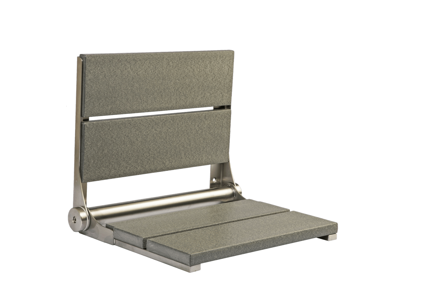 18" Shower Seat with Brushed Frame