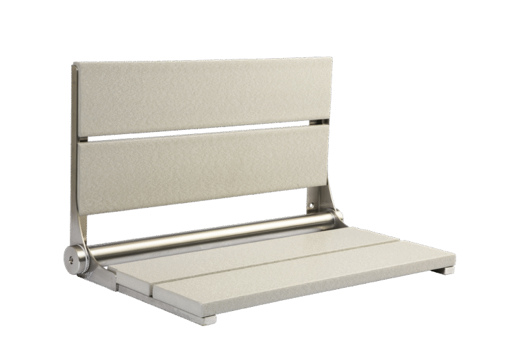 26" Shower Seat with Brushed Frame