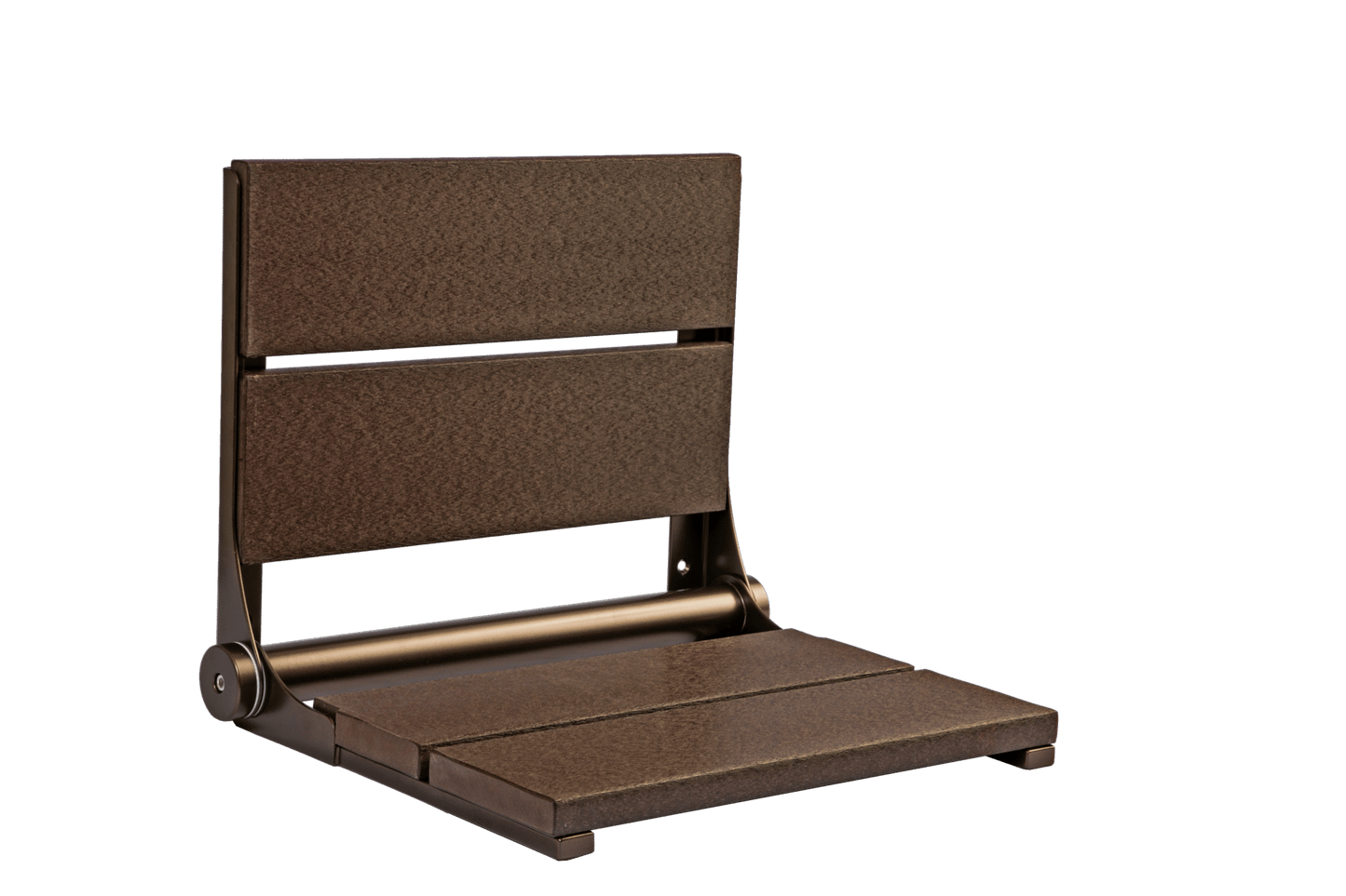 18" Shower Seat with Bronze Frame