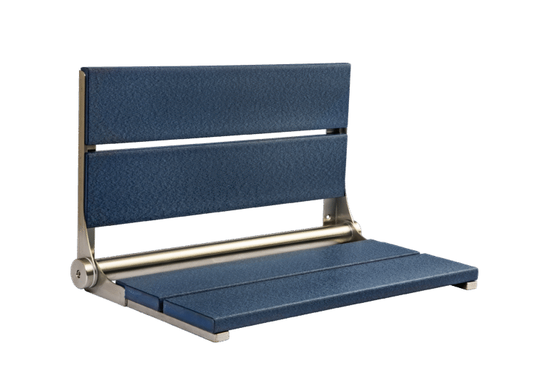 26" Shower Seat with Brushed Frame