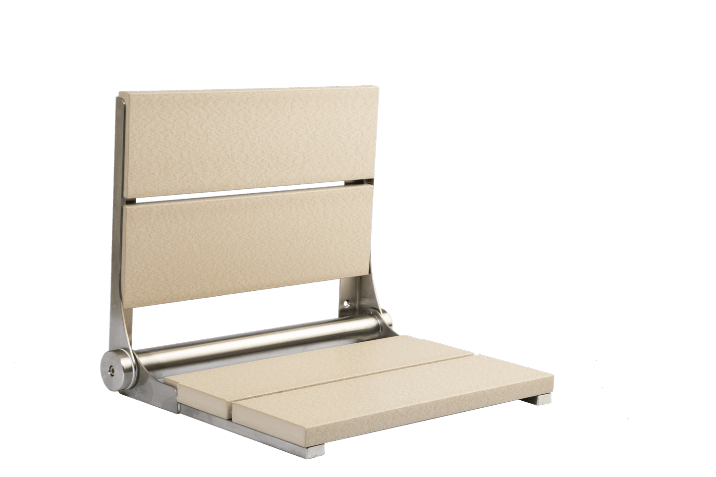 18" Shower Seat with Brushed Frame