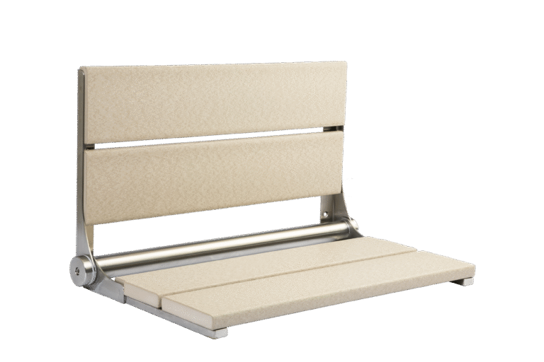 26" Shower Seat with Brushed Frame