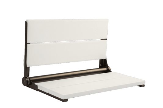 26" Shower Seat with Bronze Frame