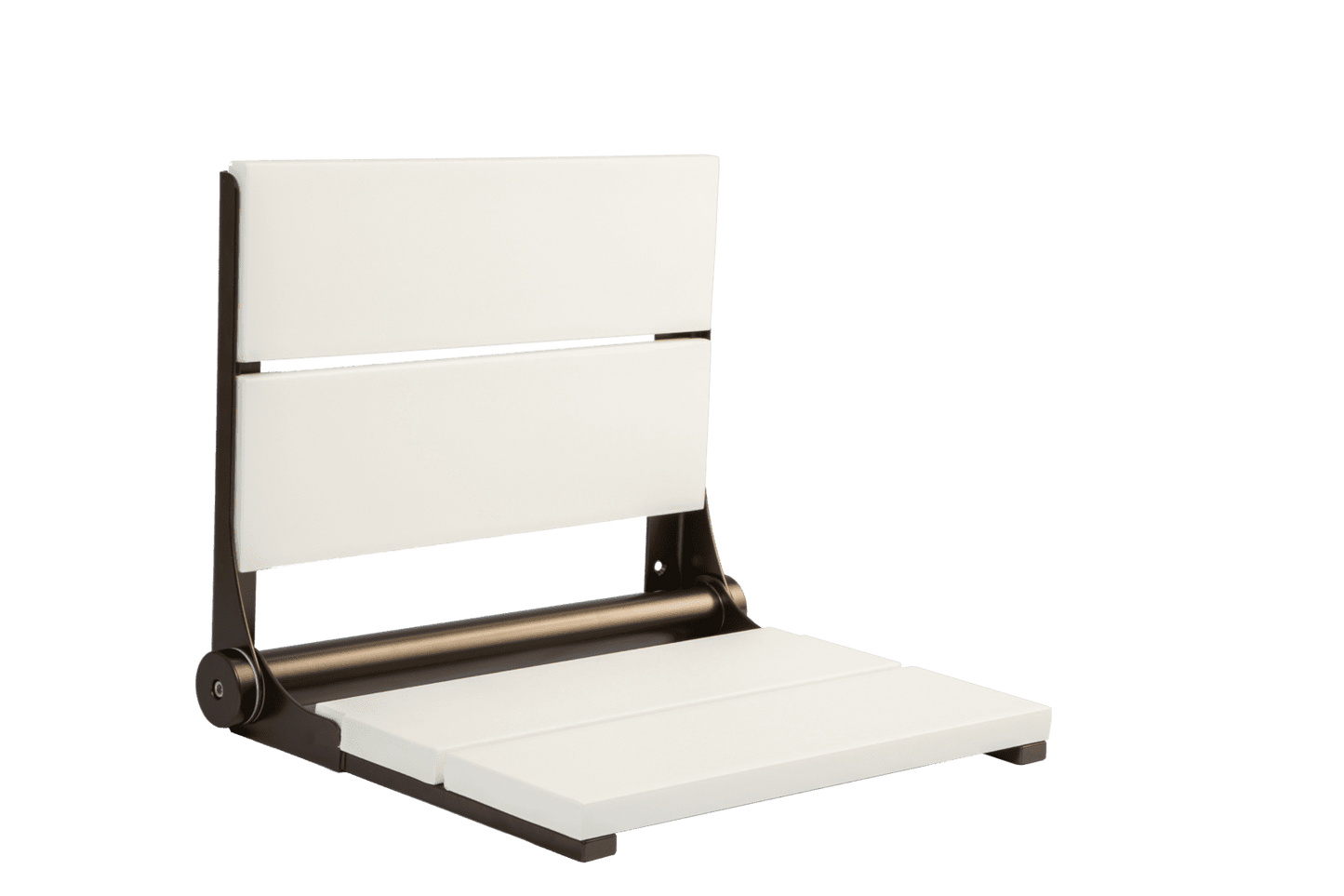 18" Shower Seat with Bronze Frame