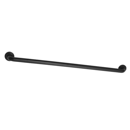 Milano 36" Brass Grab Bar in Matte Black   