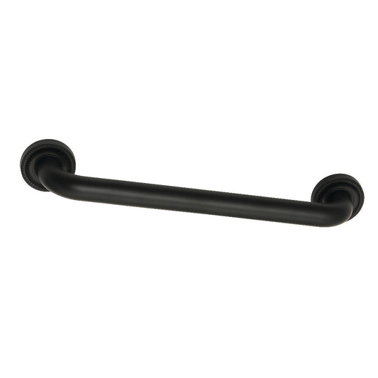 Camelon 16" Brass Decorative Grab Bar in Matte Black  