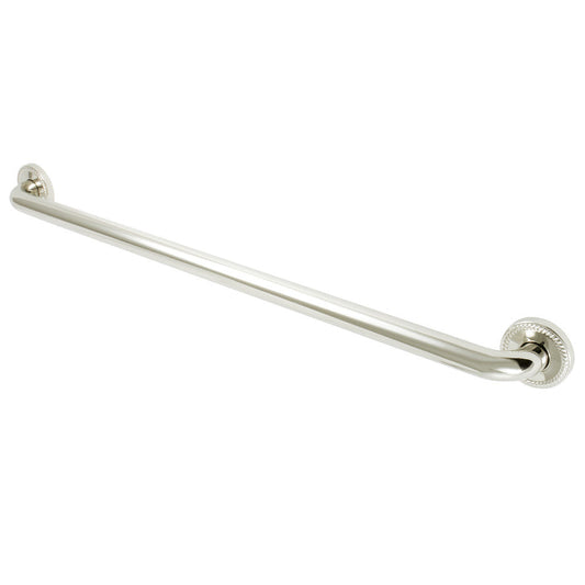 Laurel 32" Brass Decorative Grab Bar in Polished Nickel  