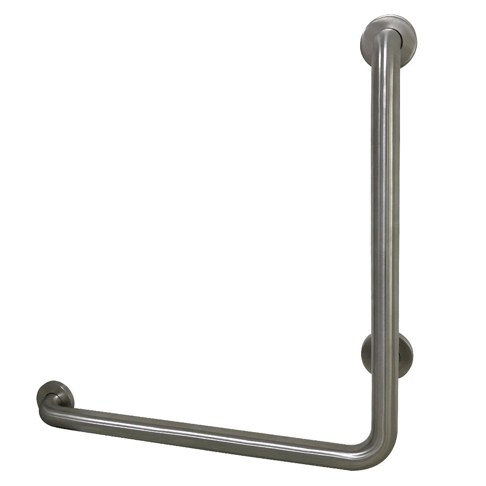 Kingston Brass 24" x 24" L-Shaped Stainless Steel ADA Grab