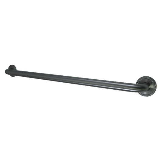 Laurel 32" Brass Decorative Grab Bar in Brushed Nickel  