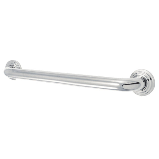 Milano 18" Brass Decorative Grab Bar in Polished Chrome  