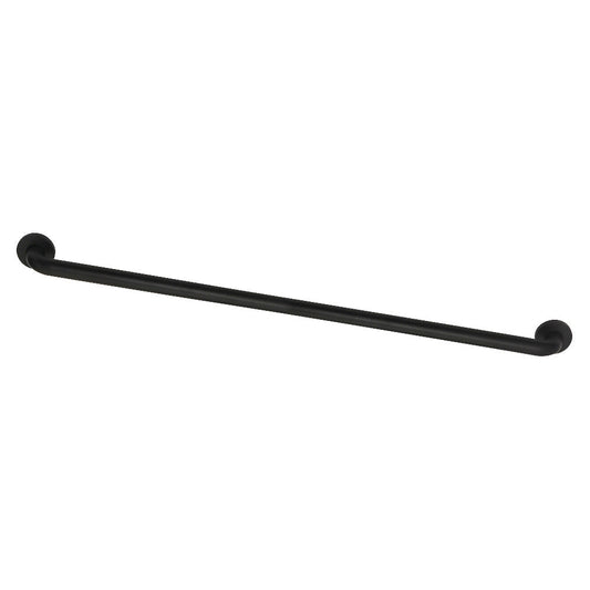 Meridian 48" Brass ADA Grab Bar in Matte Black  