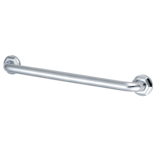 Metropolitan 36" Brass Decorative Grab Bar in Polished Chrome  