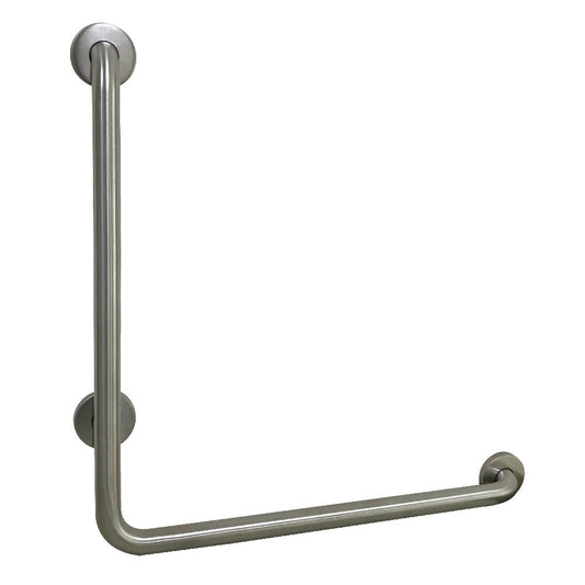 Kingston Brass 24" x 24" L-Shaped Stainless Steel ADA Grab
