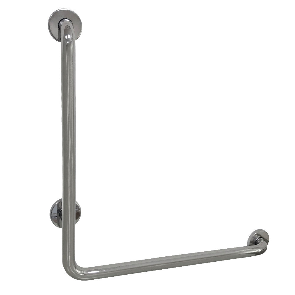 Kingston Brass 24" x 24" L-Shaped Stainless Steel ADA Grab