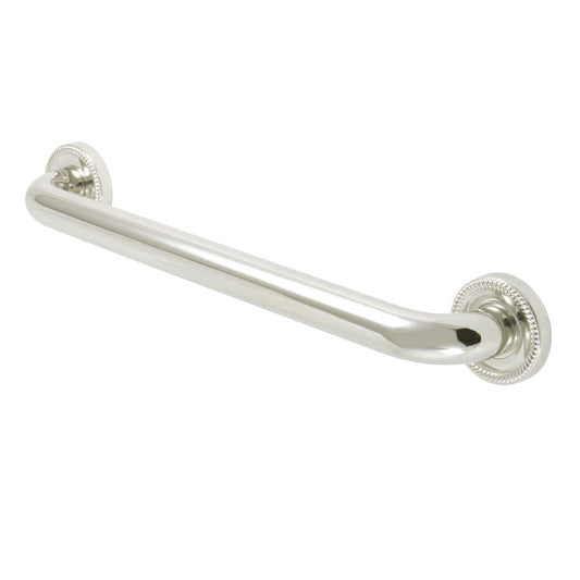 Camelon 16" Brass Decorative Grab Bar in Polished Nickel  