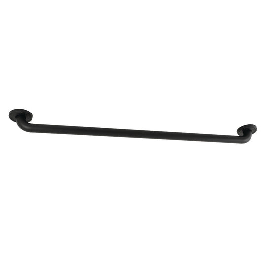 Laurel 36" Brass Decorative Grab Bar in Matte Black  